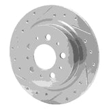 R1 Concepts 1997-1998 Volvo V90/S90 Rear Left Drilled & Slotted Silver Brake Rotor by R1 Concepts 631-27021L