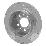 R1 Concepts 1997-1998 Volvo V90/S90 Rear Left Drilled & Slotted Silver Brake Rotor by R1 Concepts 631-27021L