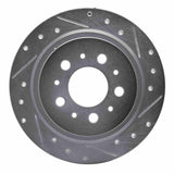 R1 Concepts 1997-1998 Volvo V90/S90 Rear Right Drilled & Slotted Silver Brake Rotor by R1 Concepts 631-27021R