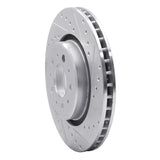 R1 Concepts 1998-2004 Volvo V70/C70/S70 Front Right Drilled & Slotted Silver Brake Rotor by R1 Concepts 631-27022R