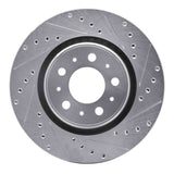 R1 Concepts 1998-2004 Volvo V70/C70/S70 Front Right Drilled & Slotted Silver Brake Rotor by R1 Concepts 631-27022R