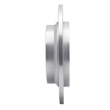 R1 Concepts 1999-2009 Volvo S60/S80/V70/XC70 Rear Left Drilled & Slotted Silver Brake Rotor by R1 Concepts 631-27024L