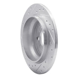 R1 Concepts 1999-2009 Volvo S60/XC70/S80/V70 Rear Right Drilled & Slotted Silver Brake Rotor by R1 Concepts 631-27024R