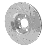 R1 Concepts 1999-2009 Volvo S60/V70/S80 Front Left Drilled & Slotted Silver Brake Rotor by R1 Concepts 631-27025L