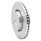 R1 Concepts 1999-2009 Volvo S60/V70/S80 Front Right Drilled & Slotted Silver Brake Rotor by R1 Concepts 631-27025R