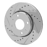 R1 Concepts 2000-2004 Volvo S40/V40 Front Left Drilled & Slotted Silver Brake Rotor by R1 Concepts 631-27026L