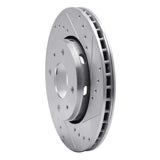 R1 Concepts 2000-2004 Volvo V40/S40 Front Right Drilled & Slotted Silver Brake Rotor by R1 Concepts 631-27026R