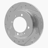 R1 Concepts 2000-2007 Mitsubishi Space Star (Mexico) Rear Left Drilled & Slotted Silver Brake Rotor by R1 Concepts 631-27027L