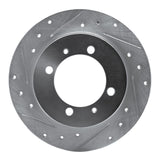 R1 Concepts 2000-2007 Mitsubishi Space Star (Mexico) Rear Left Drilled & Slotted Silver Brake Rotor by R1 Concepts 631-27027L