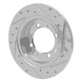 R1 Concepts 2000-2007 Mitsubishi Space Star (Mexico) Rear Left Drilled & Slotted Silver Brake Rotor by R1 Concepts 631-27027L
