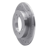 R1 Concepts 2000-2007 Mitsubishi Space Star (Mexico) Rear Right Drilled & Slotted Silver Brake Rotor by R1 Concepts 631-27027R