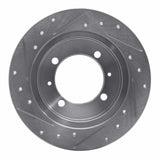 R1 Concepts 2000-2007 Mitsubishi Space Star (Mexico) Rear Right Drilled & Slotted Silver Brake Rotor by R1 Concepts 631-27027R