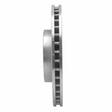 R1 Concepts 1999-2009 Volvo S60/S80/V70/XC70 Front Left Drilled & Slotted Silver Brake Rotor by R1 Concepts 631-27028L