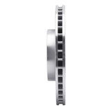 R1 Concepts 1999-2009 Volvo XC70/S60/S80/V70 Front Right Drilled & Slotted Silver Brake Rotor by R1 Concepts 631-27028R