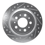 R1 Concepts 1999-2000 Volvo V70/S70 Rear Left Drilled & Slotted Silver Brake Rotor by R1 Concepts 631-27029L