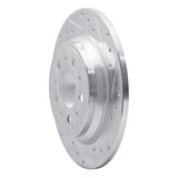 R1 Concepts 1999-2000 Volvo V70/S70 Rear Right Drilled & Slotted Silver Brake Rotor by R1 Concepts 631-27029R