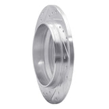 R1 Concepts 1999-2000 Volvo V70/S70 Rear Right Drilled & Slotted Silver Brake Rotor by R1 Concepts 631-27029R
