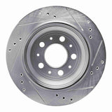 R1 Concepts 2000-2000 Volvo V70 Rear Left Drilled & Slotted Silver Brake Rotor by R1 Concepts 631-27030L