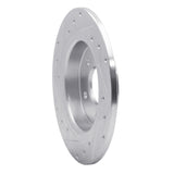Dynamic Friction 2004-2013 Volvo C70/S40/C30/V50 Rear Right Drilled & Slotted Silver Brake Rotor by Dynamic Friction Company 631-27033R