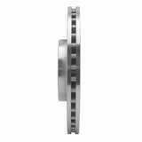 Dynamic Friction 2003-2009 Volvo XC90/S60 Front Left Drilled & Slotted Silver Brake Rotor by Dynamic Friction Company 631-27038L