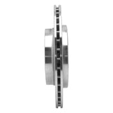 Dynamic Friction 2003-2014 Volvo XC90 Rear Left Drilled & Slotted Silver Brake Rotor by Dynamic Friction Company 631-27039L