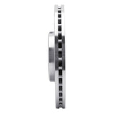 Dynamic Friction 2003-2009 Volvo XC90 Front Right Drilled & Slotted Silver Brake Rotor by Dynamic Friction Company 631-27040R