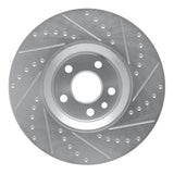 R1 Concepts 07-18 Volvo Xc70 Front Left Drilled & Slotted Silver Brake Rotor by R1 Concepts RNC-631-27042L