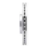 Dynamic Friction 2003-2014 Volvo XC90 Front Right Drilled & Slotted Silver Brake Rotor by Dynamic Friction Company 631-27045R