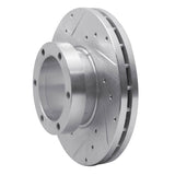 R1 Concepts 1994-2010 UD UD 1400 Front Left Drilled & Slotted Silver Brake Rotor by R1 Concepts 631-27047L