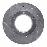 R1 Concepts 1994-2010 UD UD 1400 Front Left Drilled & Slotted Silver Brake Rotor by R1 Concepts 631-27047L