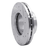 R1 Concepts 1994-2010 UD UD 1400 Front Left Drilled & Slotted Silver Brake Rotor by R1 Concepts 631-27047L