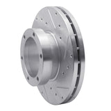 R1 Concepts 1994-2010 UD UD 1400 Front Right Drilled & Slotted Silver Brake Rotor by R1 Concepts 631-27047R