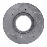 R1 Concepts 1994-2010 UD UD 1400 Front Right Drilled & Slotted Silver Brake Rotor by R1 Concepts 631-27047R