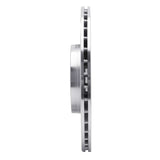 Dynamic Friction 2016-2026 Volvo V90/V60 Cross Country Rear Right Drill & Slot Silver Brake Rotor by Dynamic Friction Company 631-27052R