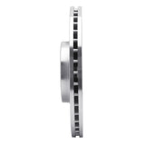 Dynamic Friction 2016-2017 Volvo XC60 Front Right Drilled & Slotted Silver Brake Rotor by Dynamic Friction Company 631-27055R
