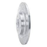 Dynamic Friction 2019-2025 Volvo XC40 Rear Right Drilled & Slotted Silver Brake Rotor by Dynamic Friction Company 631-27061R