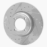 R1 Concepts 1969-1989 Peugeot 504/505 Front Left Drilled & Slotted Silver Brake Rotor by R1 Concepts 631-28000L