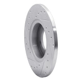 R1 Concepts 1969-1989 Peugeot 504/505 Front Right Drilled & Slotted Silver Brake Rotor by R1 Concepts 631-28000R
