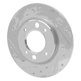 R1 Concepts 1971-1989 Peugeot 505/504/604 Rear Left Drilled & Slotted Silver Brake Rotor by R1 Concepts 631-28002L