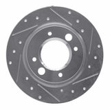 R1 Concepts 1971-1989 Peugeot 604/504/505 Rear Right Drilled & Slotted Silver Brake Rotor by R1 Concepts 631-28002R
