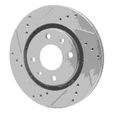 R1 Concepts 1989-1991 Peugeot 405 Front Left Drilled & Slotted Silver Brake Rotor by R1 Concepts 631-28003L