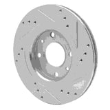 R1 Concepts 1989-1991 Peugeot 405 Front Left Drilled & Slotted Silver Brake Rotor by R1 Concepts 631-28003L