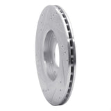 R1 Concepts 1989-1991 Peugeot 405 Front Right Drilled & Slotted Silver Brake Rotor by R1 Concepts 631-28003R