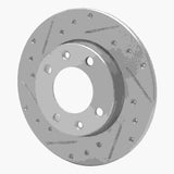 R1 Concepts 1989-1991 Peugeot 405 Rear Left Drilled & Slotted Silver Brake Rotor by R1 Concepts 631-28005L