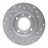R1 Concepts 1989-1991 Peugeot 405 Rear Left Drilled & Slotted Silver Brake Rotor by R1 Concepts 631-28005L