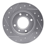 R1 Concepts 1989-1991 Peugeot 405 Rear Right Drilled & Slotted Silver Brake Rotor by R1 Concepts 631-28005R