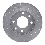 R1 Concepts 1989-1991 Peugeot 405 Rear Right Drilled & Slotted Silver Brake Rotor by R1 Concepts 631-28005R