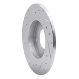 R1 Concepts 1989-1991 Peugeot 405 Rear Right Drilled & Slotted Silver Brake Rotor by R1 Concepts 631-28005R