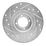 R1 Concepts 1967-1976 BMW 1600 Front Right Drilled & Slotted Silver Brake Rotor by R1 Concepts 631-31000R