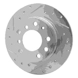 R1 Concepts 1969-1981 BMW 2800 Rear Left Drilled & Slotted Silver Brake Rotor by R1 Concepts 631-31003L